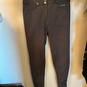 Grey Pikeur Candela Full Seat Breeches - size 30L